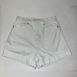 Gap white jean shorts